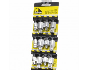 Clip Strip of 4pc Converter Socket Sets
